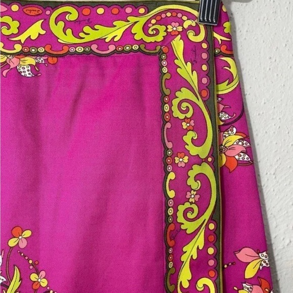 SOLD - Emilio Pucci for Lord & Taylor Paisley Wrap Skirt sz4 - Picture 3 of 9